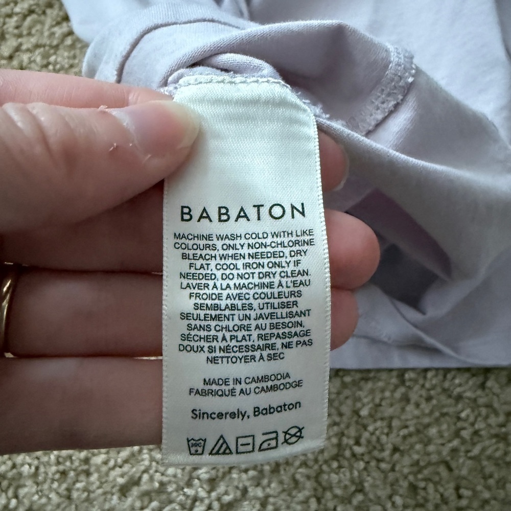 Babaton Lavander Tee - Picture 7 of 8